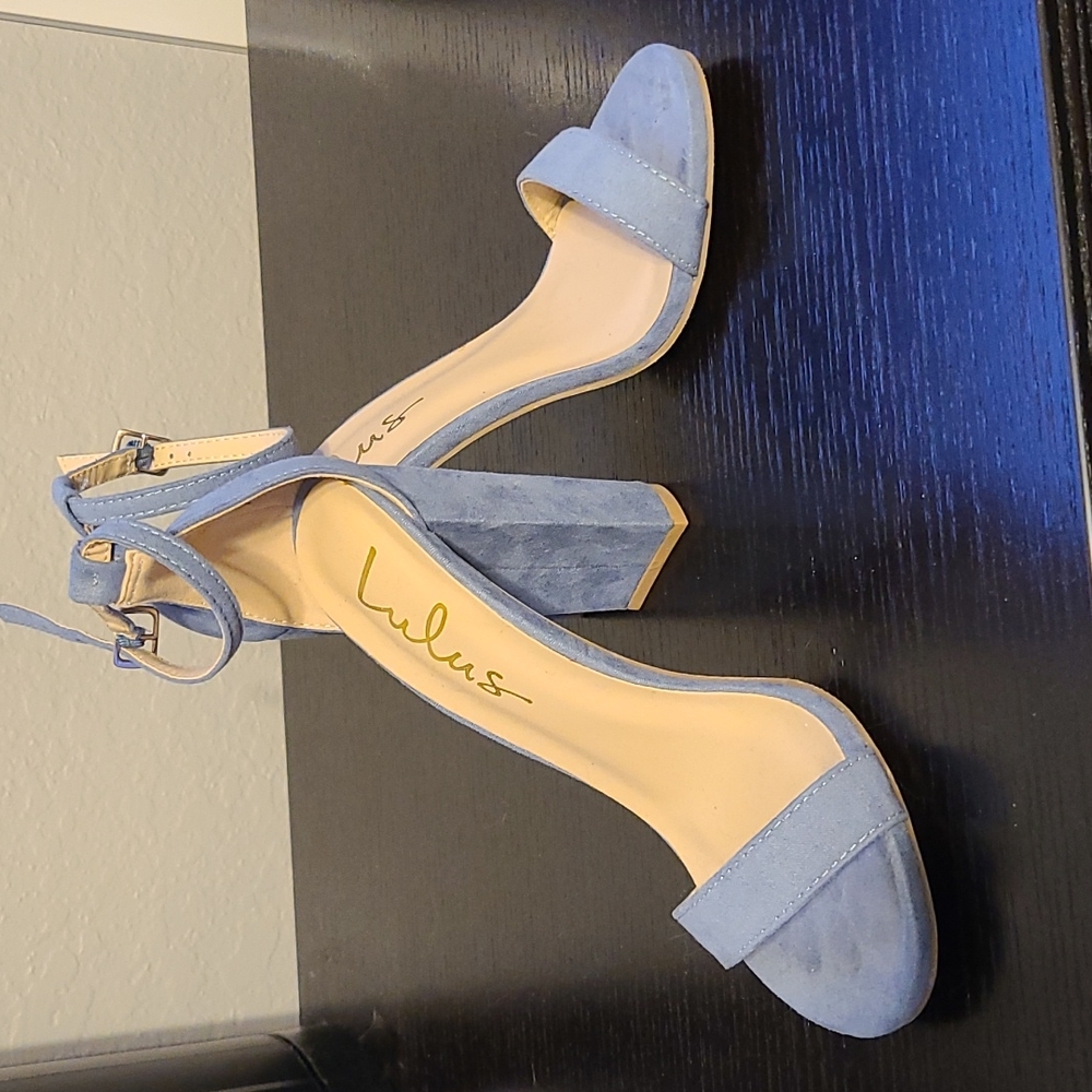 Blue heels